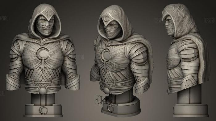 Moon Knight stl model for CNC